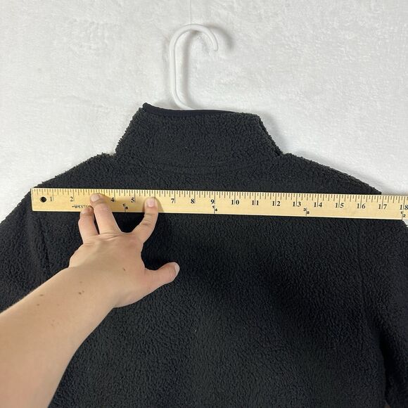 The North Face Sherpa Fleece Zip Up Jacket Men’s Small Full Zip Pockets‎ Black - Picture 6 of 16